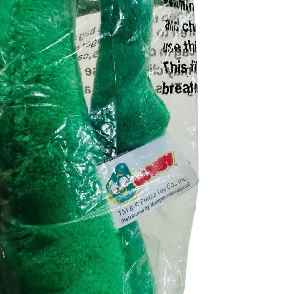 Multipet Plush Stuffed  Squeaky “Gumby” 9 Inch Dog Toy **Brand New**